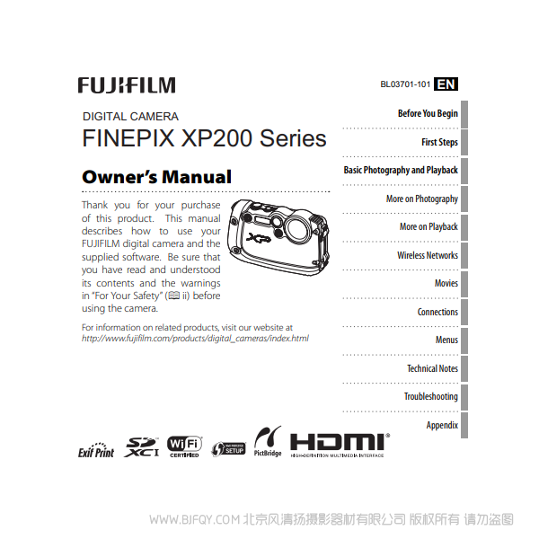 富士 XP200 英文說(shuō)明書 英文版 english owner's manual finepix series 說(shuō)明書下載 使用手冊(cè) pdf 免費(fèi) 操作指南 如何使用 快速上手