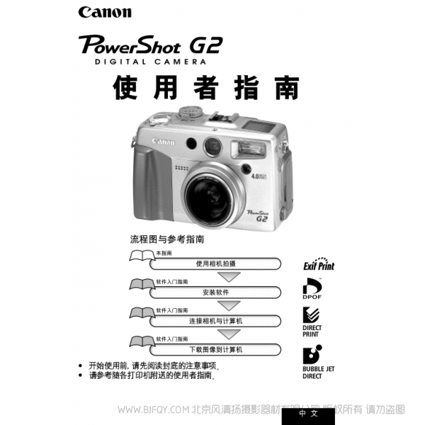 佳能 PowerShot G2 數(shù)碼相機(jī)使用者指南 (PowerShot G2 Camera User Guide) 博秀 G2 說(shuō)明書下載 使用手冊(cè) pdf 免費(fèi) 操作指南 如何使用 快速上手