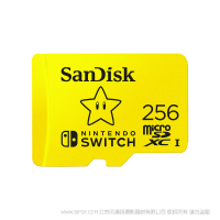 閃迪 Nintendo® 許可的 Nintendo™ Switch™ 專用存儲(chǔ)卡 microSD卡 TF sandisk產(chǎn)品 SDSQXAO-256G-ZNCZN