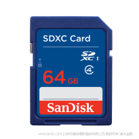 閃迪 SDSDB-064G-Z35 SD存儲卡 64GB 單反相機(jī)內(nèi)存卡儲存卡SD卡閃存卡攝像機(jī)卡