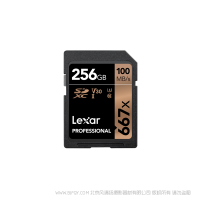 雷克沙 LSD256CRBCN667 Lexar® Professional 667x SDXC™ UHS-I 存儲(chǔ)卡 256G 讀100MB/S 寫90MB/S