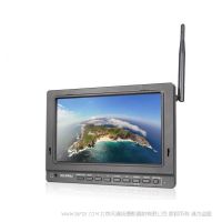 富威德 FEELWORLD  PVR758 7" 1024x600無(wú)線(xiàn)航拍高清航拍監(jiān)視器32頻道5.8G雙通道分集接收DVR黑匣子錄制
