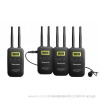 楓笛 Saramonic VmicLink5（RX+TX+TX+TX）一拖三 無線麥克風(fēng) 直播采訪 麥克風(fēng) 單反相機外接話筒 5.8GHz  腰包式