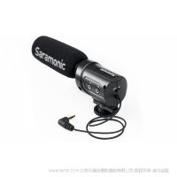 Saramonic楓笛 SR-M3 單反攝像機(jī)麥克風(fēng) 微電影節(jié)目采訪錄音話筒定向型電容麥克風(fēng) 實(shí)時監(jiān)聽專業(yè)音質(zhì)提升