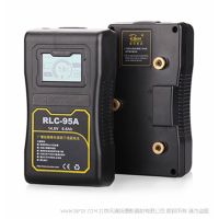 影宸 Rolux RLC-95A 廣播級(jí)攝像機(jī)鋰離子液晶電池系列 B型口可為多種設(shè)備供電 A-Mount電池 含LCD顯示屏