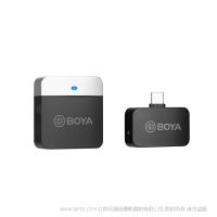 BOYA 博雅  BY-M1LV-U 無線麥克風(fēng)系統(tǒng) BY-M1LV-U-RX是一款USB-C接收器，用于安卓手機(jī)