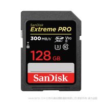 閃迪 SDSDXDK-128G-GN4IN SDHC™ 和 SDXC™ UHS-II 存儲卡 300MB V90 U3 128GB 閃存 內(nèi)存卡