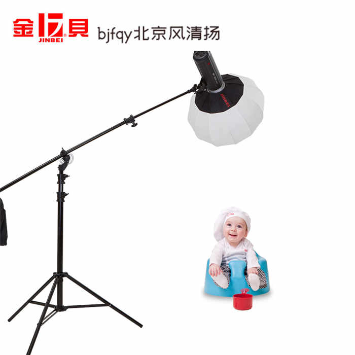 金貝EF200LED攝影燈單燈套裝補(bǔ)光燈影室燈人像燈兒童太陽燈